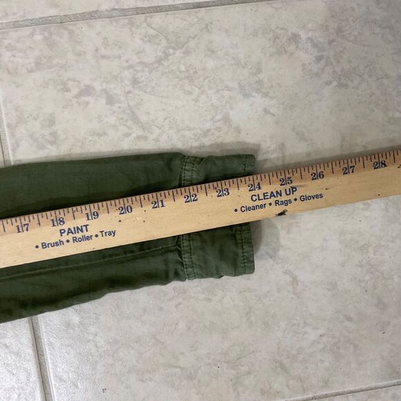 Gap Utility Field Cargo linen blend Jacket Size XS Military Safari Pockets GUC - Picture 10 of 10